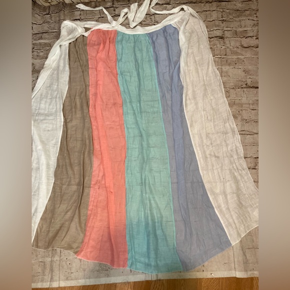 NWT DOSE khaki semi sheer swim cover-up one size 4–12 - Picture 12 of 12